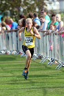 Mollie Williams (Stockport Harriers), under-15 girls, Northern Cross Country Relay, Graves Park, Sheffield
